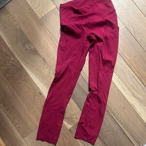 lululemon athletica Deep Berry Red High-Rise Leggings